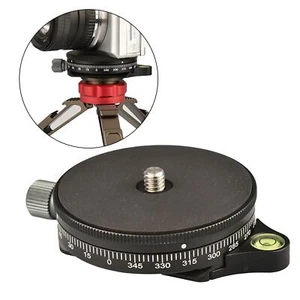 Camera Panoramic Panning Base with Bubble Level with Style Plate - Picture 1 of 9