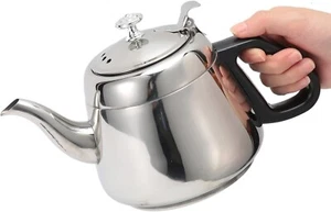 Gibi 2L Stainless Steel Teapot With Filter Water Stove Kettle Induction, 8 cups - Picture 1 of 4