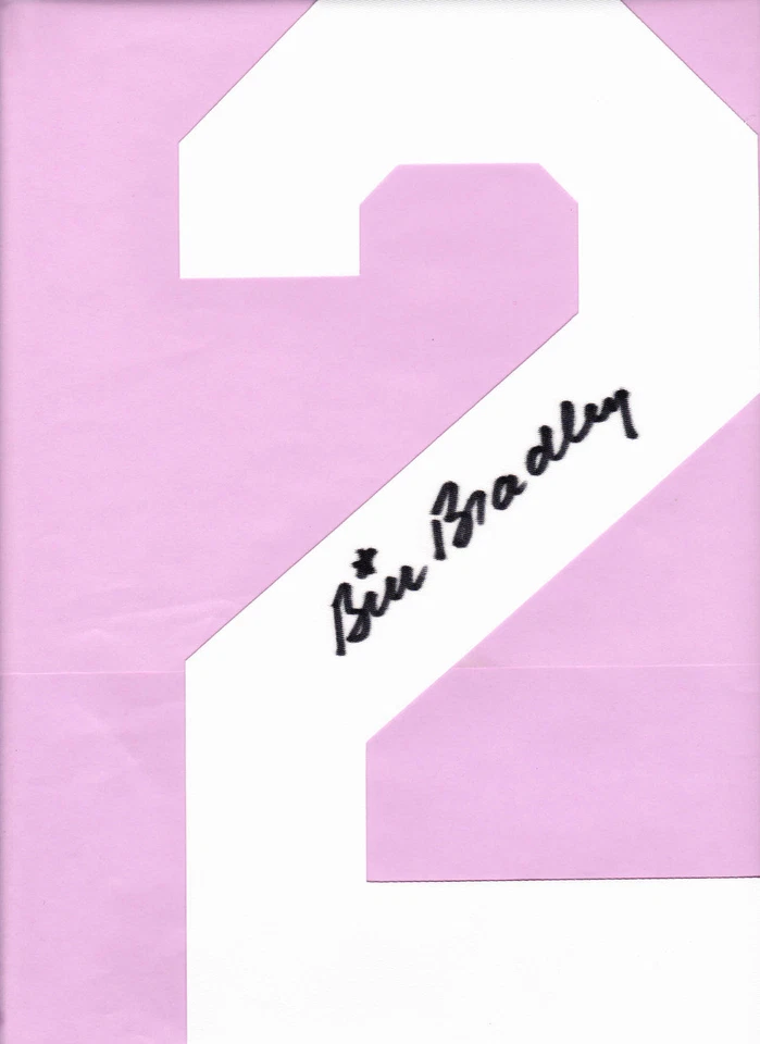 BILL BRADLEY SIGNED PHILADELPHIA EAGLES JERSEY NUMBER #2 - Image 1 of 1