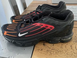 ZAPATILLAS NIKE TN AIR MAX PLUS TUNED NEGRAS UK 10 USADAS CV1643-001 - Imagen 1 de 5