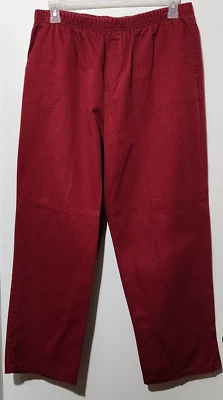 WHITE STAG WOMENS SIZE 16 MAROON DRESS PANTS - Image 1 of 4