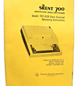 Texas Instruments - Silent 700 - Model 743 KSR Data Terminal - Picture 1 of 4