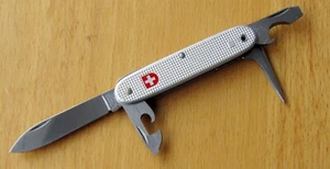 Victorinox Soldatenmesser 1981, Alox silber,Schweizer Armee Taschenmesser Messer - Bild 1 von 10