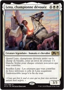 MTG Magic M19 - Lena, Selfless Champion/Lena, championne dévouée, French/VF - Picture 1 of 1