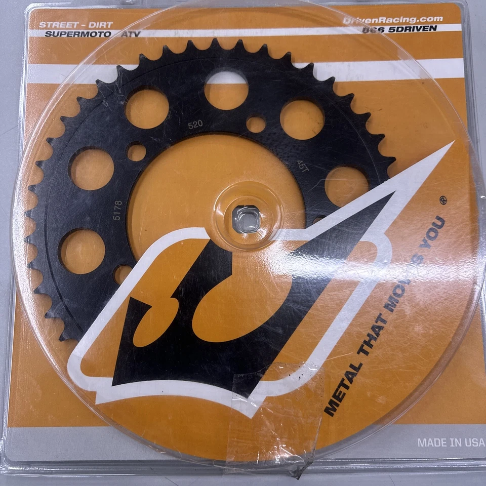 Стальная звездочка привода 520 45T с цинковым приводом 5178-520-45T для 09–17 BMW S1000R/R - Изображение 1 из 4