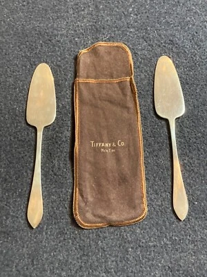 Tiffany & Co TWO Master Sterling Silver Faneuil  Flat Cheese Server/Speaders - Image 1 of 3