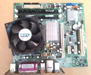 KIT COMPLETO  -MSI 7336 +LGA 775 - INTEL E2160+DDR2+MASCHERINA TEST.OK!! - Foto 1 di 8