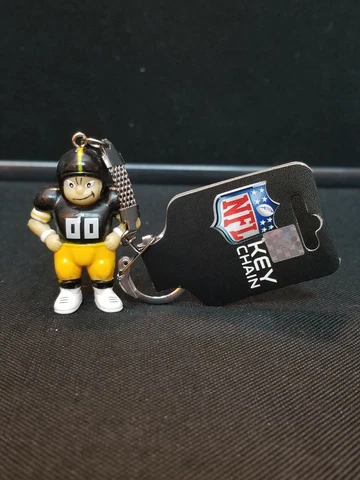 NFL Pittsburgh Steelers Lil Sports Brat Keychain Keyring 2" New Cover