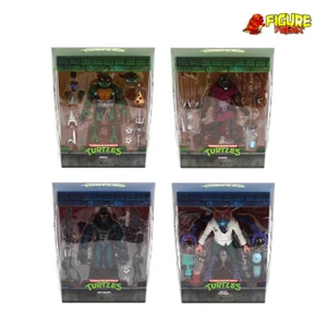 Super7 TMNT Teenage Mutant Ninja Turtles Ultimates Wave 1 Complete Set Version 2 - Picture 1 of 12