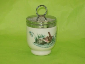 Royal Worcester Porcelain Birds 1 Egg Standard Size Egg Coddler 3 1/2” H Vtg - Picture 1 of 3