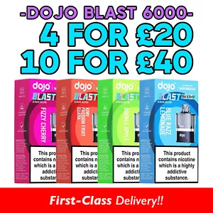 Vaporesso DOJO Blast 6000 Prefilled Pod | 20mg Nic Salt | Corex 2.0 - Picture 1 of 16