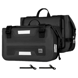 2pcs Saddlebags for Motorcycles Waterproof Motorcycle Side Bag Easy Installation - Picture 1 of 9