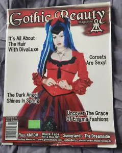Gothic Beauty Magazine Issue # 5 2002 Goth KMFDM Black Tape Fashion Dreamside - Picture 1 of 5