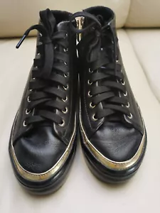 Tommy Hilfiger Feminine Lederboot black Leather , mit Gold warm gef. Gr.38 - Bild 1 von 8