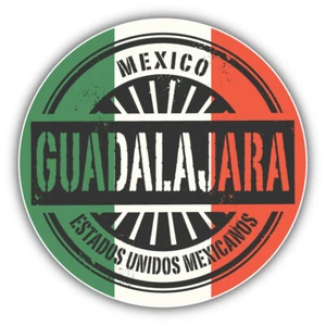 Calcomanía pegatina para parachoques de coche con estampillas de bandera mundial de Guadalajara Italia - Imagen 1 de 1