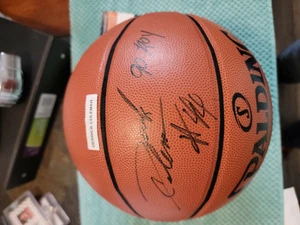 Derrick Coleman 90-91 Rookie Of The Year Autographed Basketball DA Certified - Picture 1 of 6