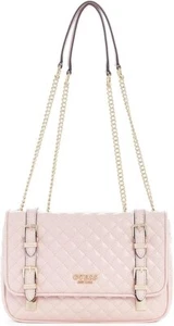 New GUESS Adam Convertible Crossbody Flap, Pale Rose, One size - Picture 1 of 4