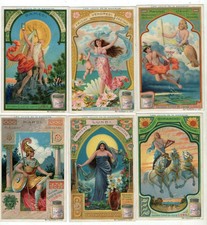 LIEBIG  ' S 839   F.820  c/set  'THE DAYS OF WEEK  ' V/G . GERMAN or FRENCH