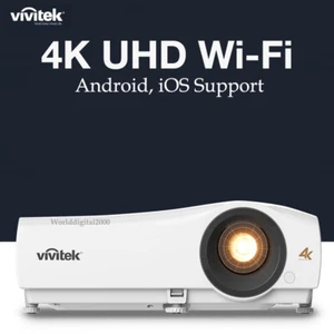 Vivitek 4K UHD Projector MH3000K Wi-Fi DLP HDR10 USB Play22,000 Lumen 16G Memory - Picture 1 of 1