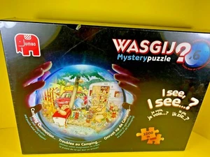 Wasgij? Mystery Puzzle Camping Commotion 1000 Pieces NEW 26.8" x 19.3" - Picture 1 of 7