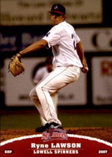 2007 Lowell Spinners Grandstand #20 Ryne Lawson Stevenson Alabama Baseball Card