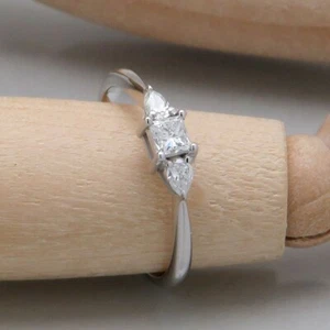 Ring Solitär Verlobung Damen Gold 0,33ct G-si Diamant in 750/18K Weißgold Gr. 54 - Bild 1 von 5