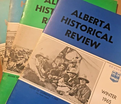 ALBERTA Historical Review x 4 1960s  CA West history Indians pioneers settlers - Image 1 of 4