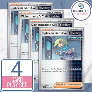 Ciphermaniac's Codebreaking  104/131 4x Play Set - Prismatic Evolutions NM/M - Picture 1 of 1