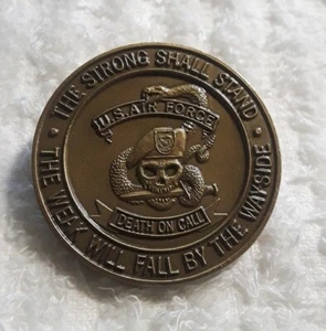 AUTHENTIC USAF TACP TACTICAL AIR CONTROL PARTY MILITARY CHALLENGE COIN - Picture 1 of 3