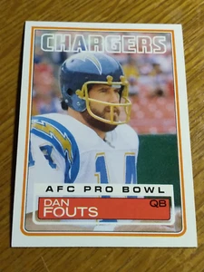 1983 Topps Football #374 San Diego Chargers QB Dan Fouts Ex-NrMt - Picture 1 of 2