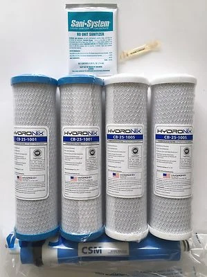 GE SMART WATER RO GXRM10 PRE & POST FILTERS 50 GPD GE FXWTX GE FX12P GE FX12M - Image 1 of 4