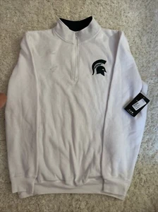 Colosseum Michigan State Spartans Quarter Zip Sweater Brand New With Tags Medium - Picture 1 of 6