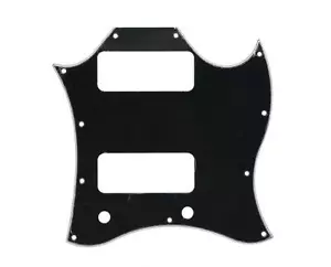 Standard SG SPECIAL Guitar Full Face Pickguard w/ P90 Pickup Hole Black 3 Ply - Picture 1 of 1