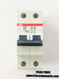 ABB S202-D2 Miniature Circuit Breaker - S200 - 2P - D - 2 ampere - Picture 1 of 4