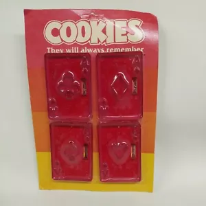 NOS Vintage Cookie Cutter Playing Cards Package Ace Spades Hearts Diamonds Club - Picture 1 of 8
