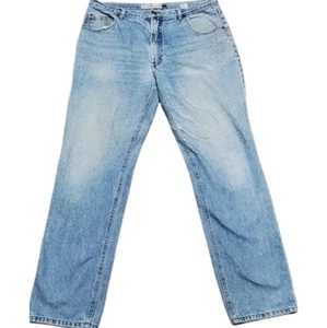 Mens Vintage 1990s light Wash Bugle Boy Straight leg Jeans - Picture 1 of 12