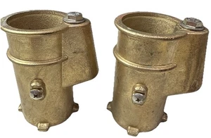PRESA DI ANCORAGGIO IN BRONZO 4" PER SCALE E CORRIMANO PISCINA (1,9" O.D.) 4h - Foto 1 di 6