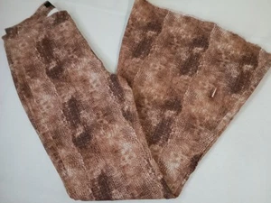L&B Lucky Blessed Mujer 12 Pantalones Marrón Estampado Leopardo Campana Acampanados Elásticos - Imagen 1 de 9