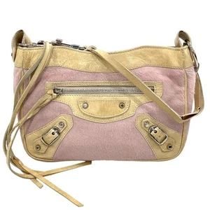 Balenciaga The Shoulder Pink Mini Bag Pouch 138226 1669 Women's Auth - Picture 1 of 10