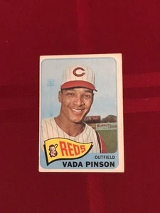 1965 Topps Vada Pinson #355 Sehr guter Erhaltungszustand/EX KOSTENLOSER VERSAND - Bild 1 von 2