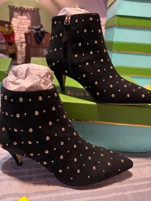 Botines Kate Spade Starr tachonados con cuentas negros para mujer talla 5,5 y 10 Foto 1 de 4