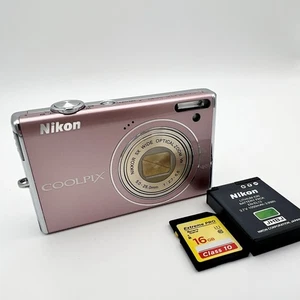 Nikon COOLPIX S640 Red 12.2MP Compact Digital Camera From Japan - Picture 1 of 23