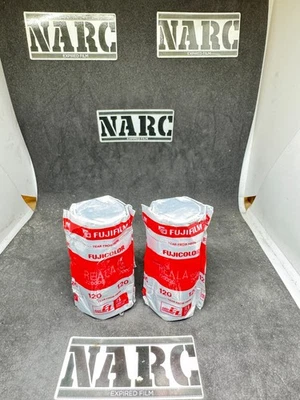 Fuji Reala 100  Professional 120 film lot with 2 films - Image 1 of 3