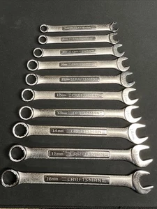 Craftsman USA 10-Piece Combination Metric Wrench Set 12 Point 7mm-16mm Series VA - Bild 1 von 13