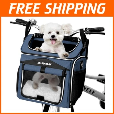 Porta-cão de lado macio, 2 portas, fitas reflexivas, azul - Imagem 1 de 4