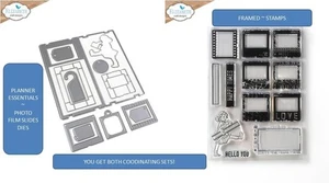 Neu - Elizabeth Craft Designs Briefmarken/Stanze - gerahmt CS261 & Foto Filme Dias 1941 - Bild 1 von 8