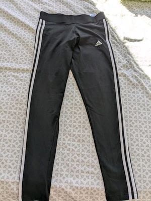 Brand New With Tags Womens Black White Adidas Leggings Size Medium 12-14 - Image 1 of 4