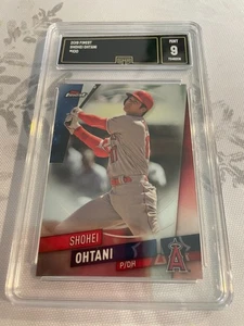 SHOHEI OHTANI ANGELS 2019 FINEST # 100 GRADED 9 L@@@K - Picture 1 of 2