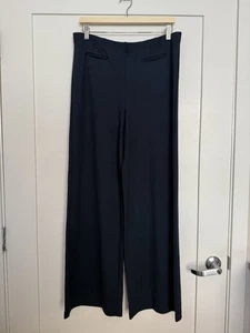 J Jill Pante Hose Damen Gr. M dunkelblau weites Bein Pull On Komfort weich Stretch - Bild 1 von 13