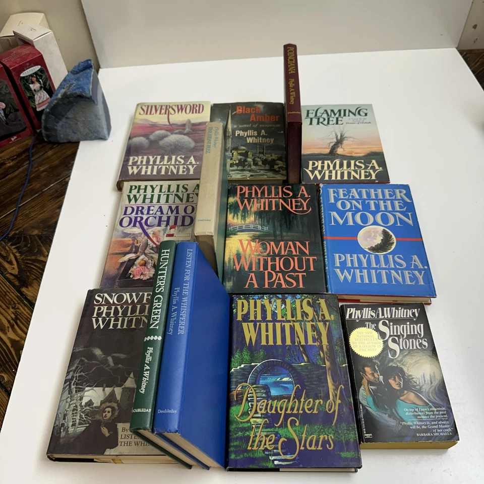 Lot of 12 Phyllis A Whitney Vintage HC Books & 1 PB Hunter’s Green, SnowFire - Image 1 of 4